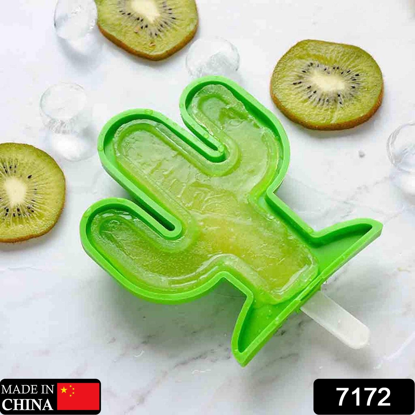 Cactus Silicone Popsicle Mold