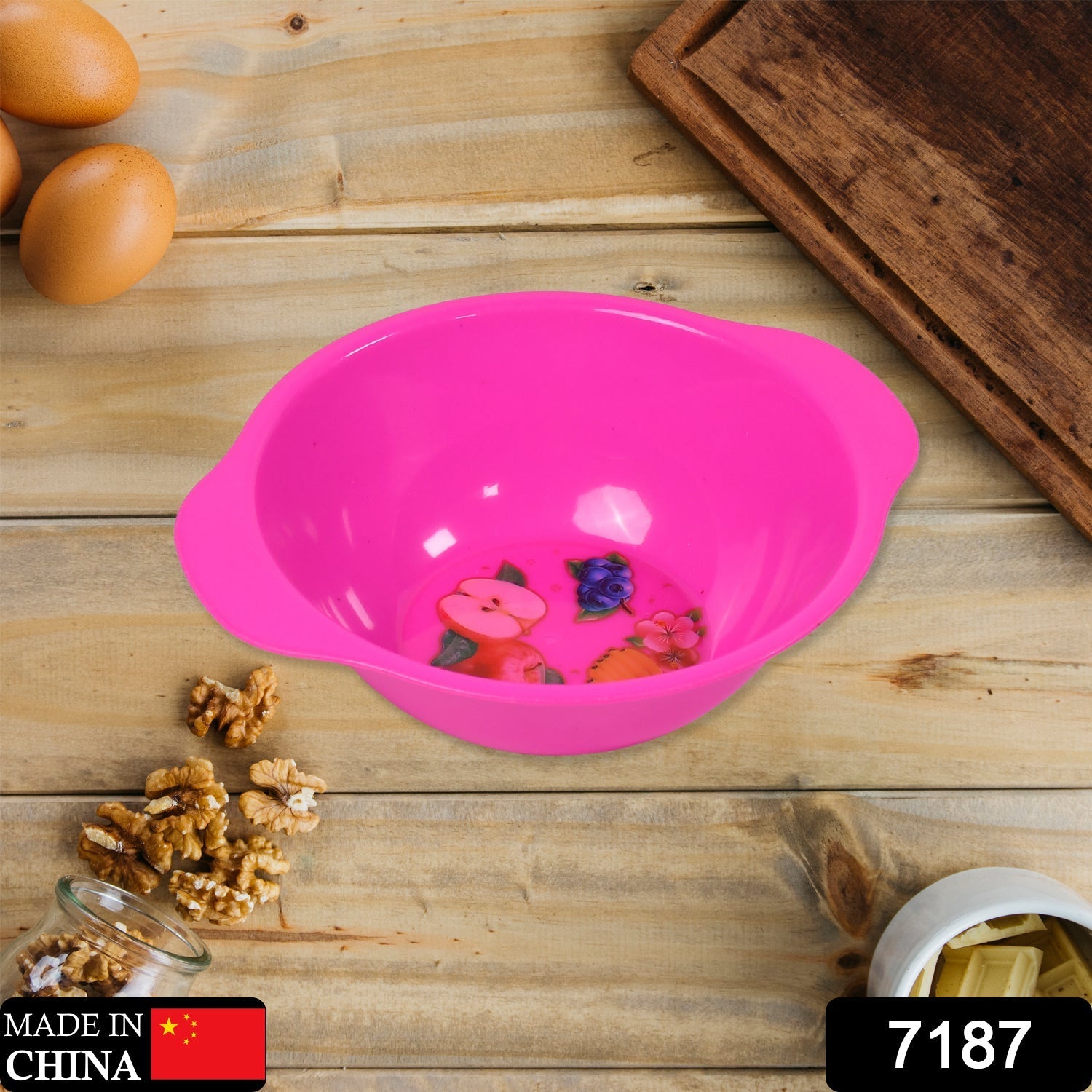 Portion-Sized Plastic Bowls