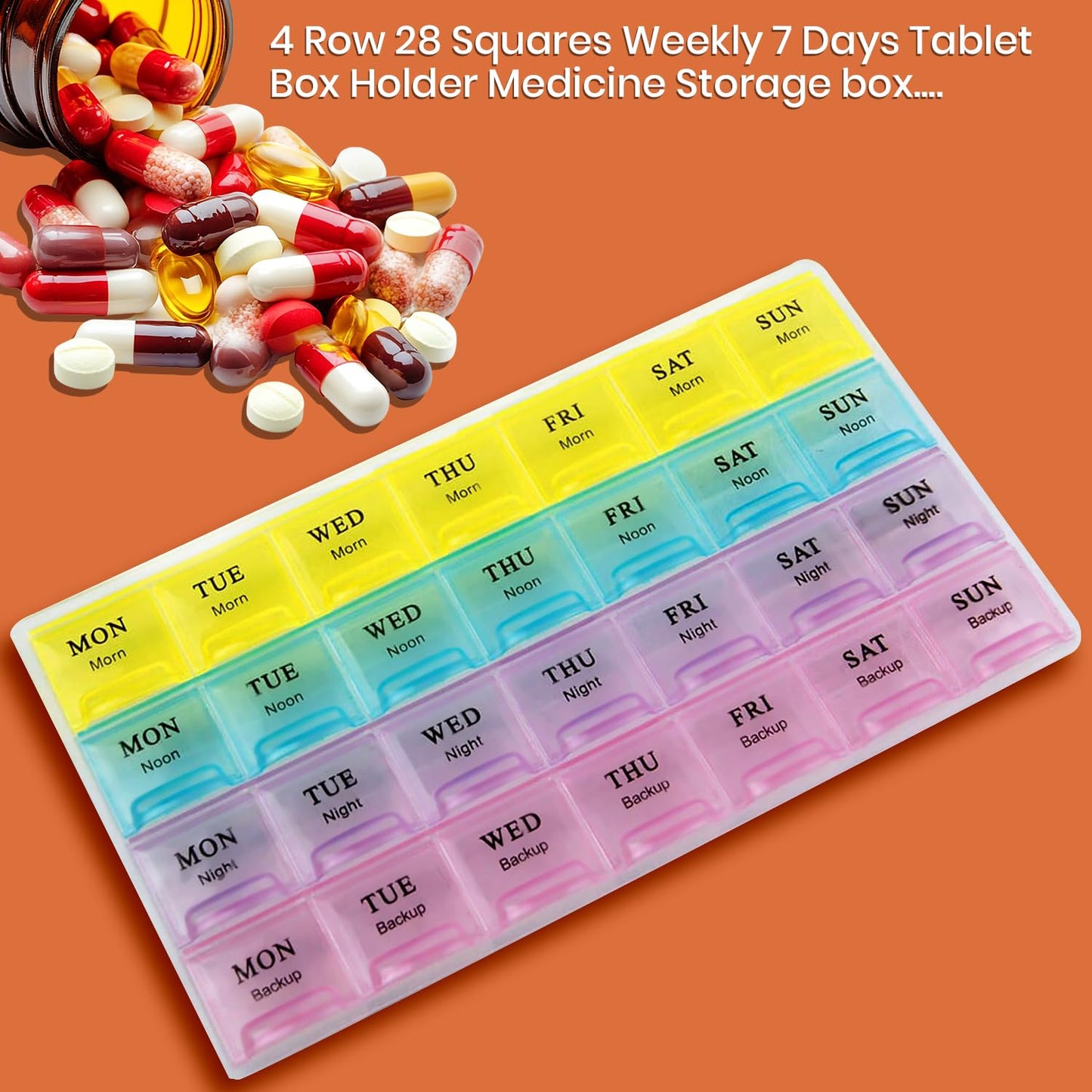 Weekly Pill Organizer Box