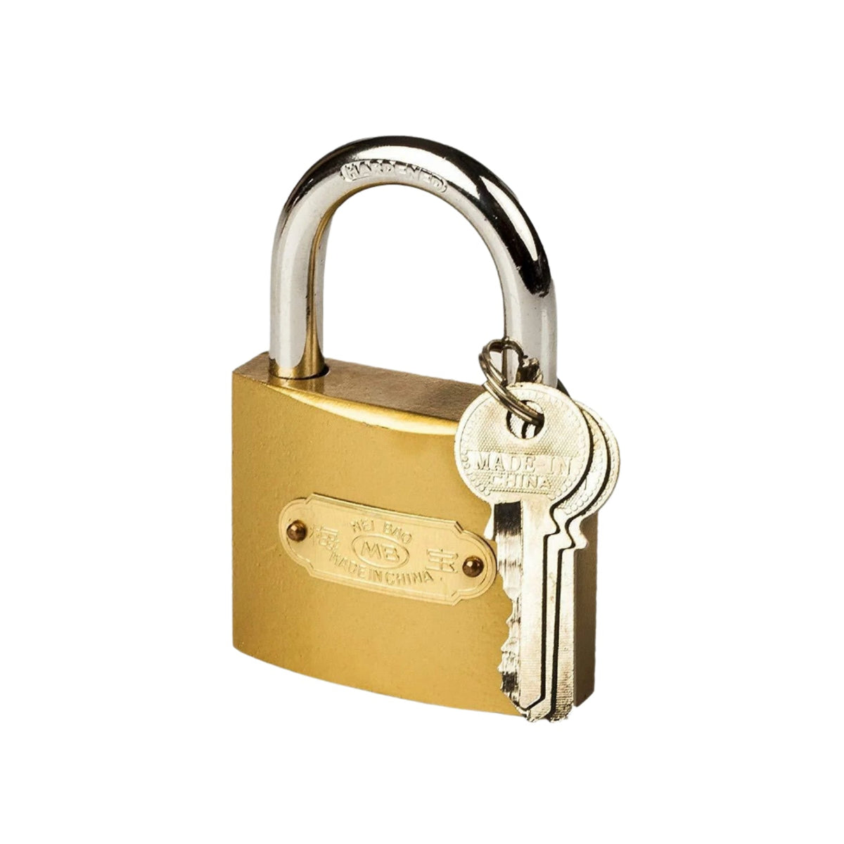 Cut-Resistant Brass Padlock