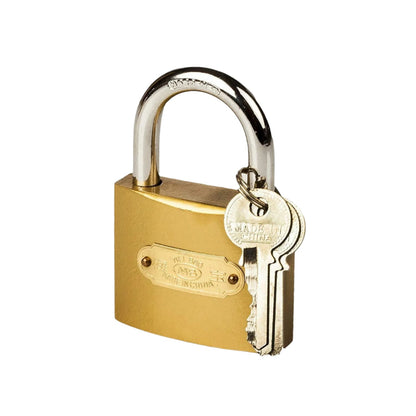 Cut-Resistant Brass Padlock