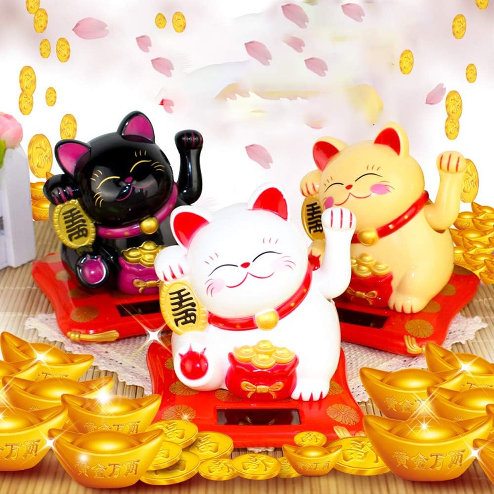 Solar Waving Lucky Cat