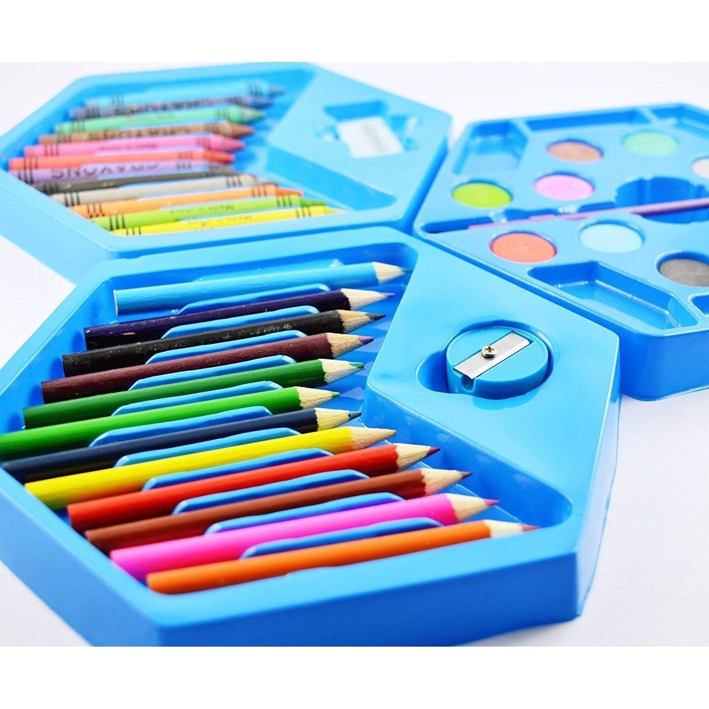 46 Pcs Plastic Art Colour Set