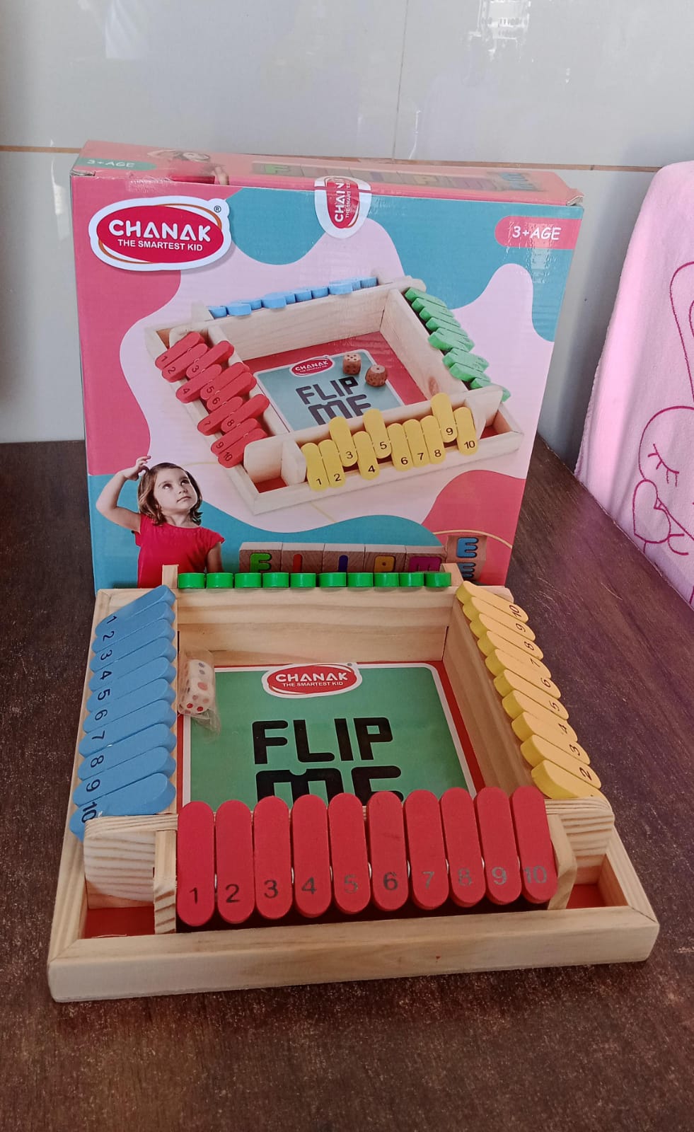 Wooden Shut The Box Game