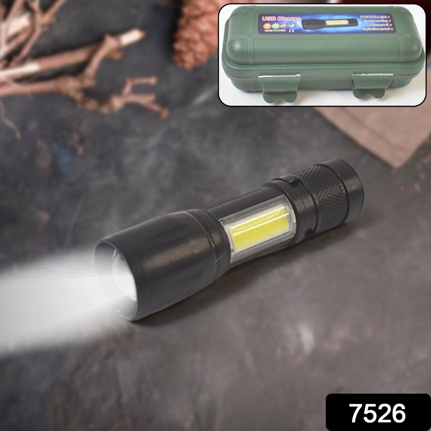 Mini Led Flashlight Rechargeable