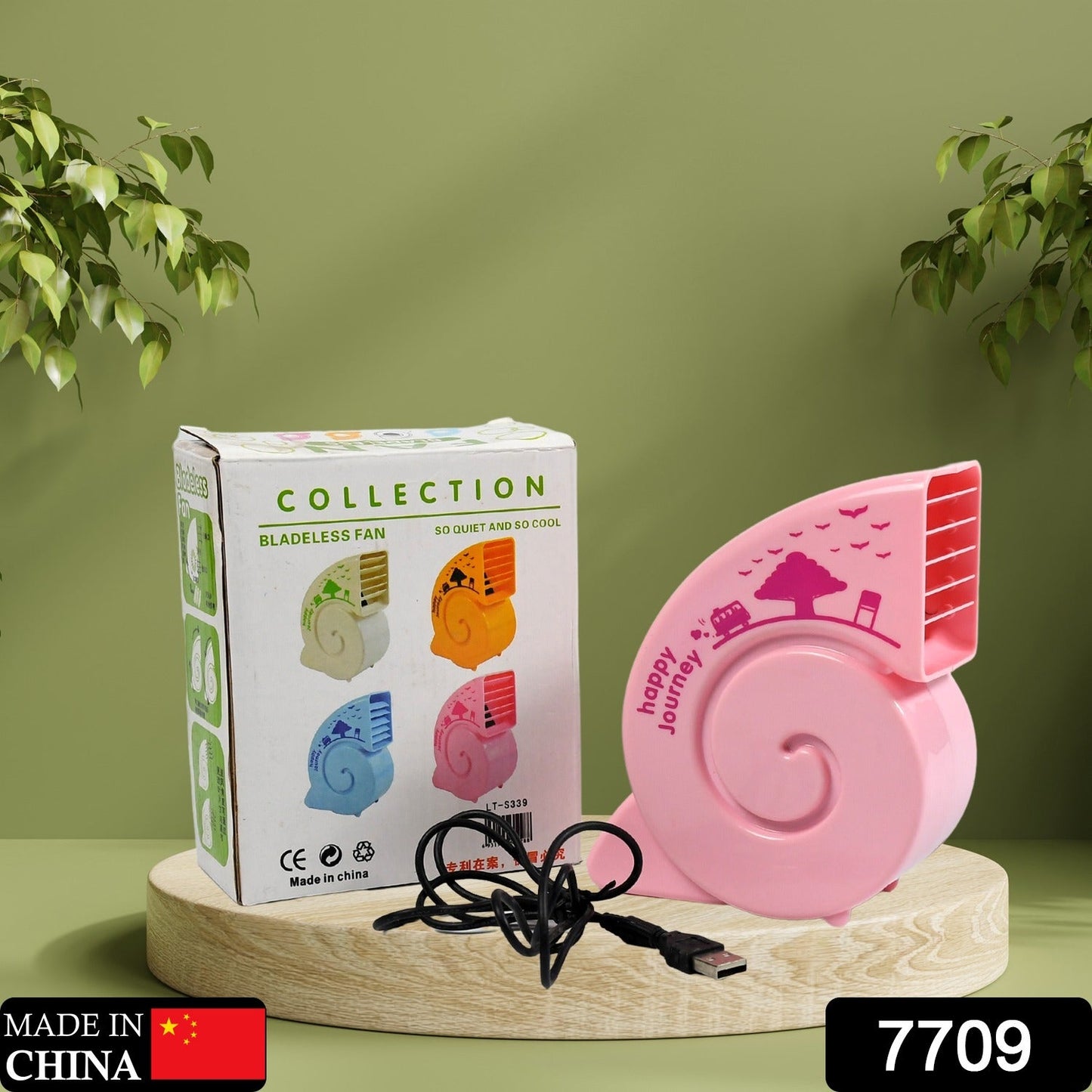 Bright Coloured Usb Mini  Fan