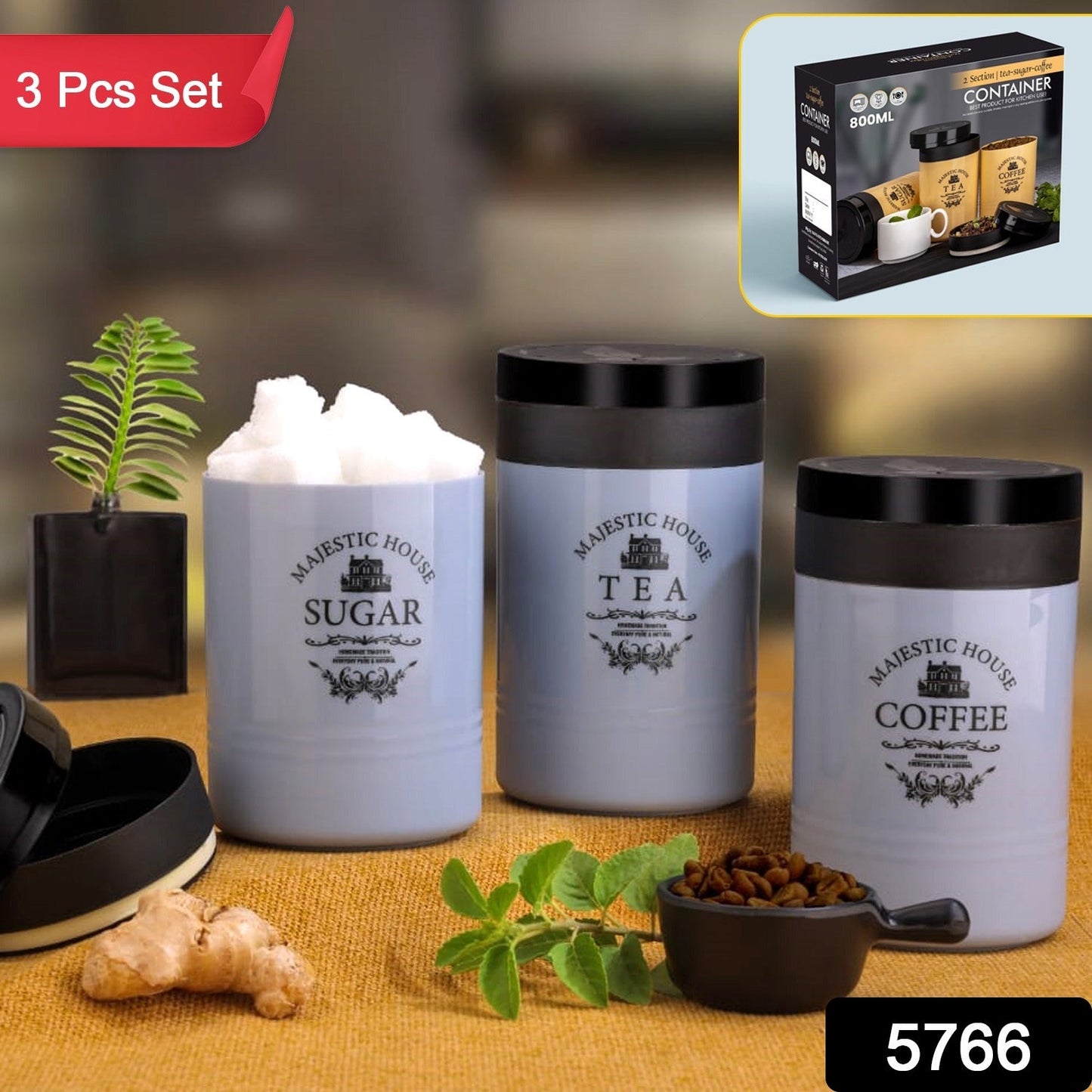 Accurate Seal Tea Sugar Coffee Container