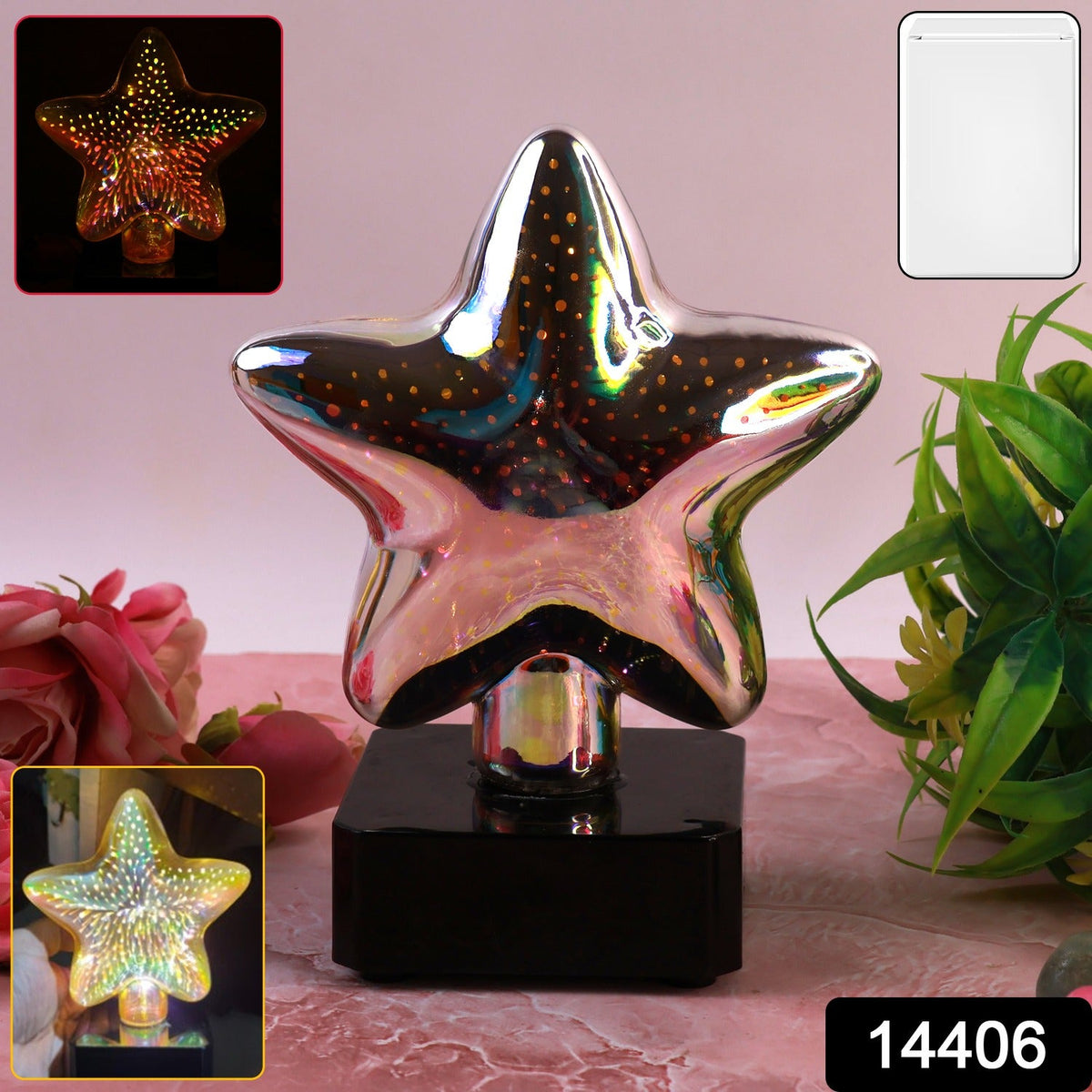 Star-Shaped 3D LED Night Lamp