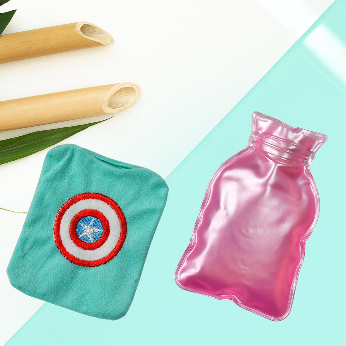 Captain Americas Shield Small Hot Water Bag With Cover