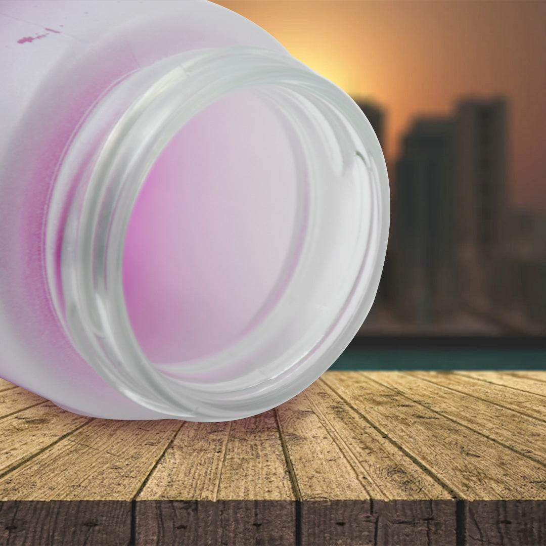 Motivational Portable Glass Bottle
