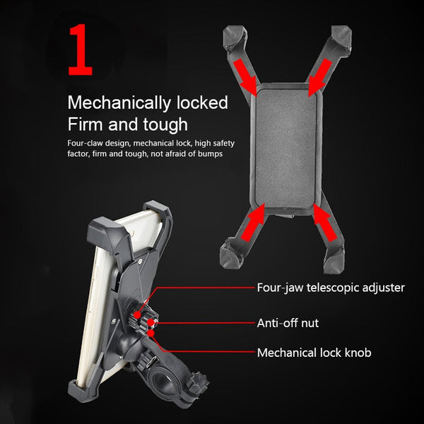 Anti-Shake Bike Phone Mount