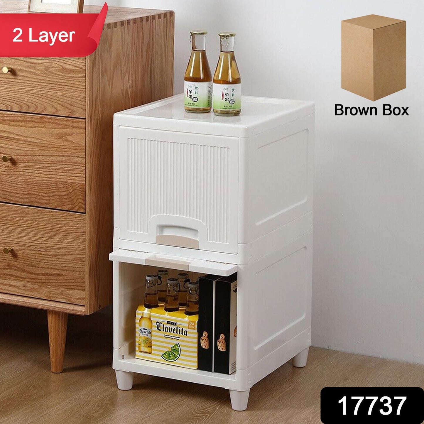 2-Layer Multipurpose Storage Drawers