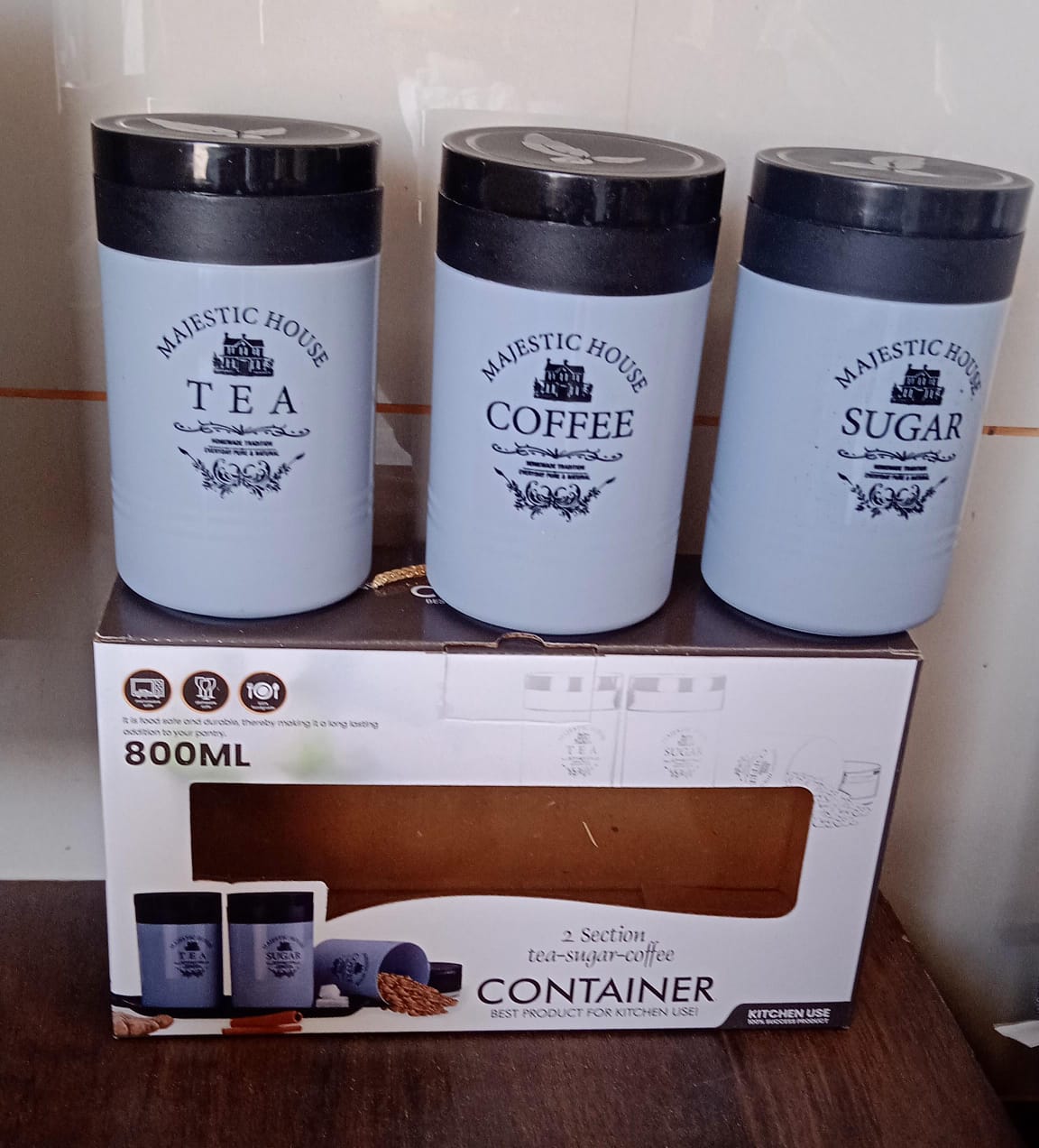 Accurate Seal Tea Sugar Coffee Container