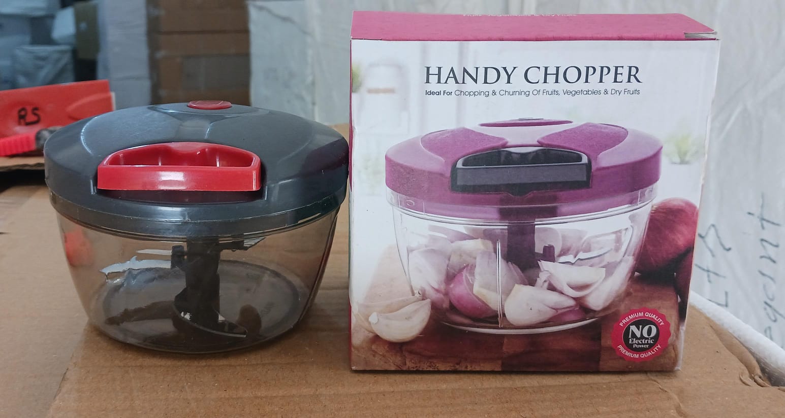 Mini Plastic Vegetable Chopper – 550ml