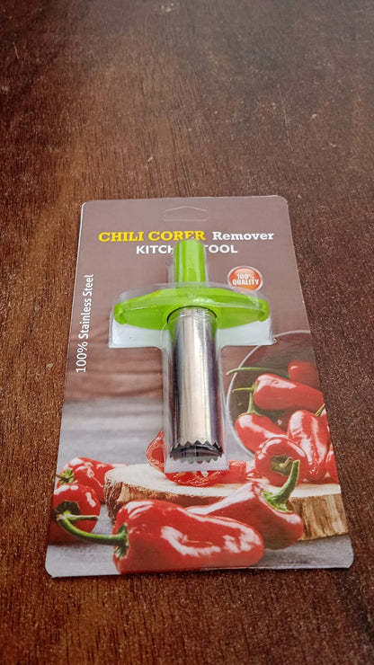 Stainless Steel Chili Corer