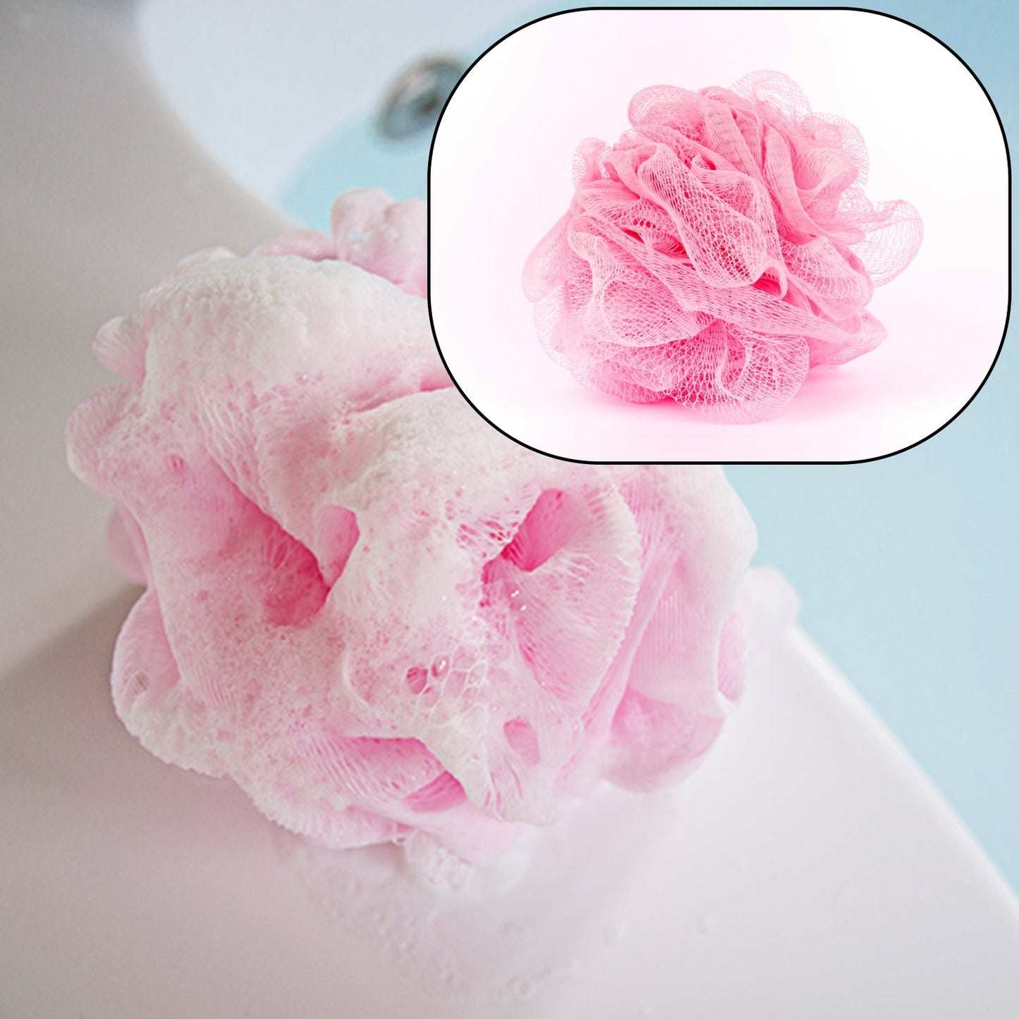 Pack of 6 Bath Loofahs