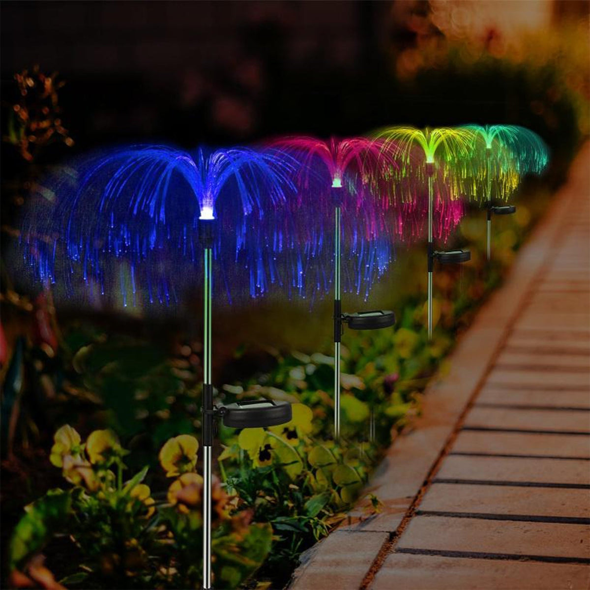Solar Jellyfish Garden Lights