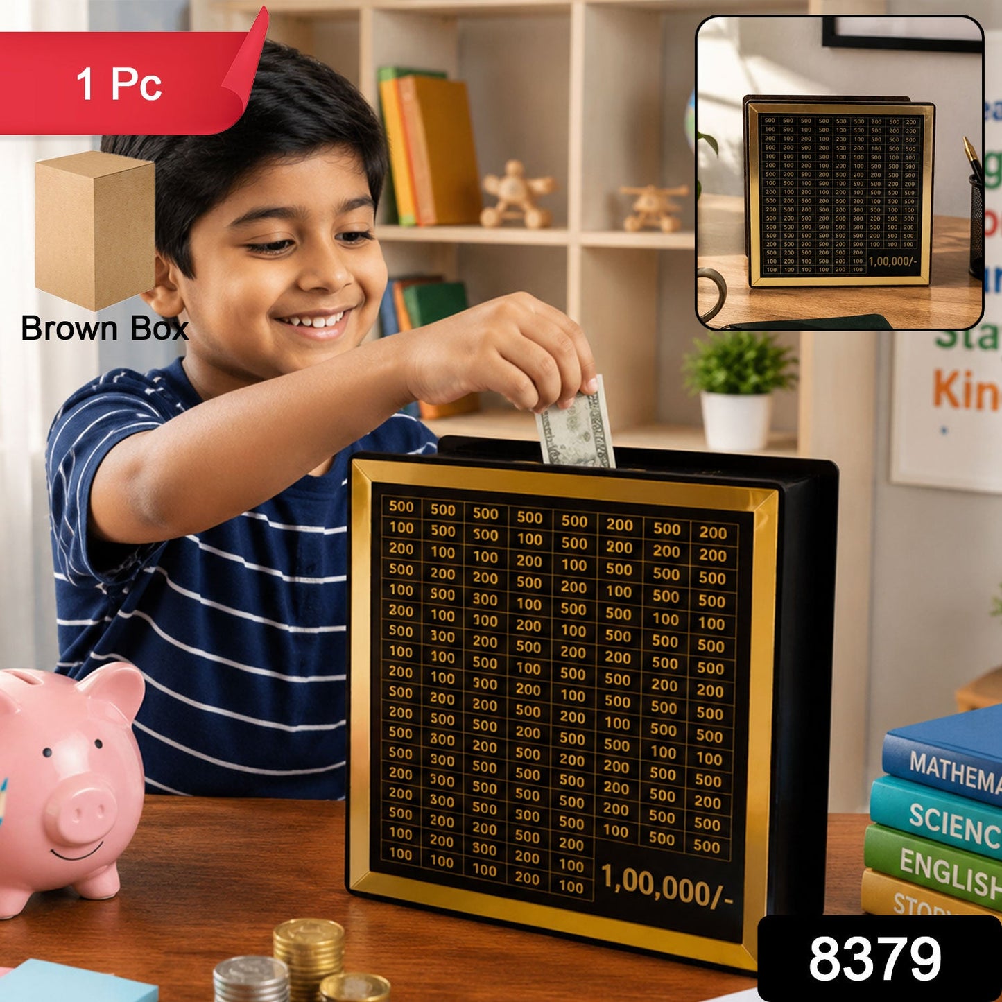 Wooden Money Box