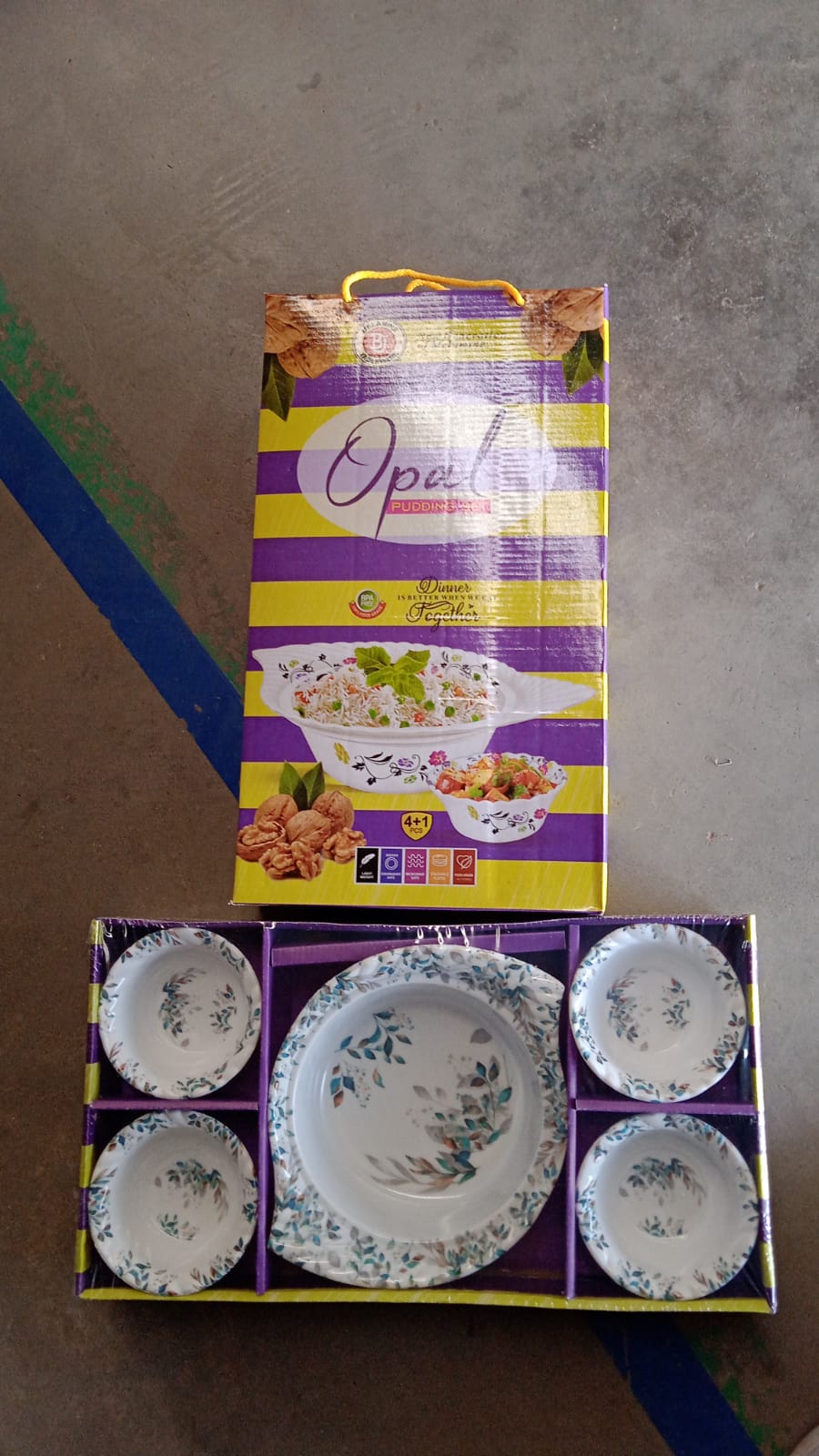 Elegant 5-Pc Pudding Set
