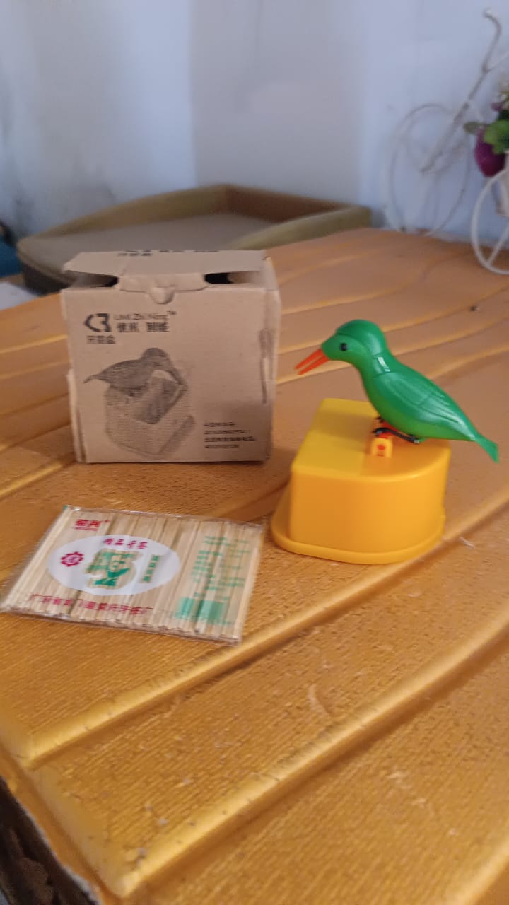 Automatic Bird Toothpick Dispenser