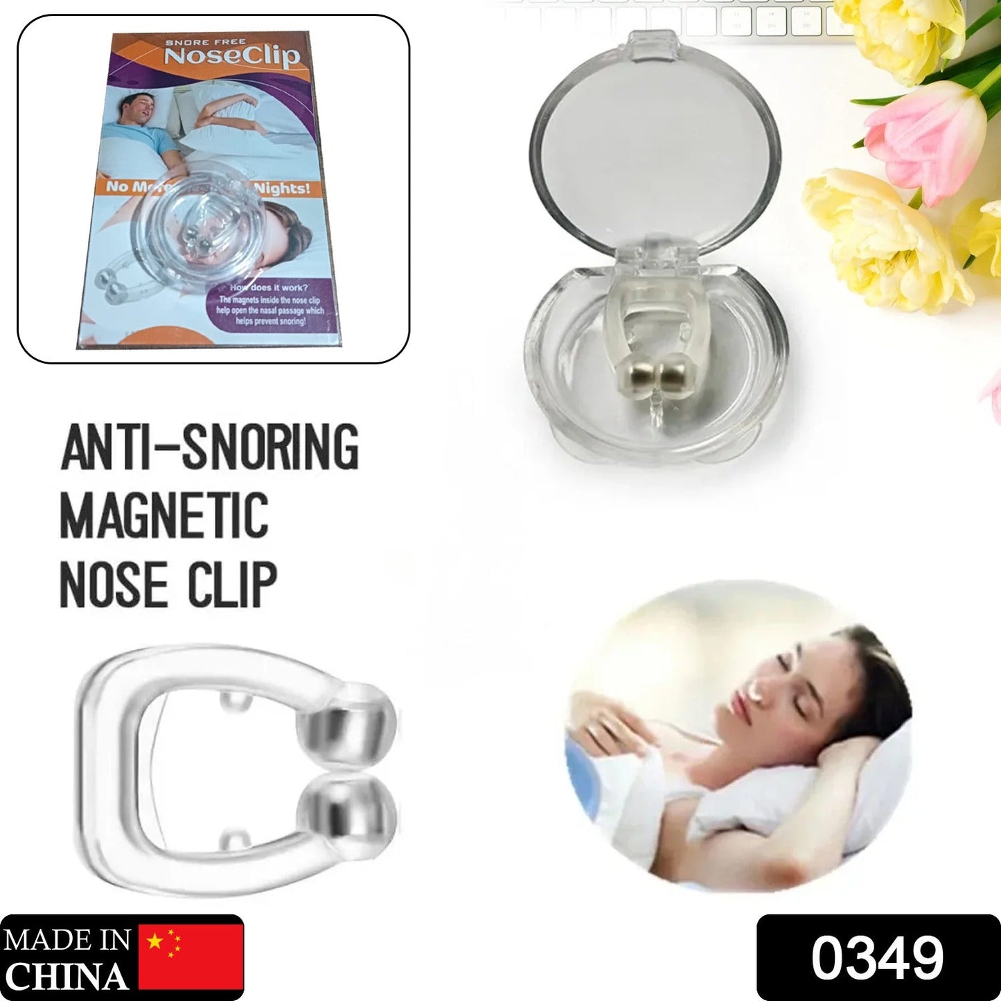 Magnetic Anti-Snore Clip