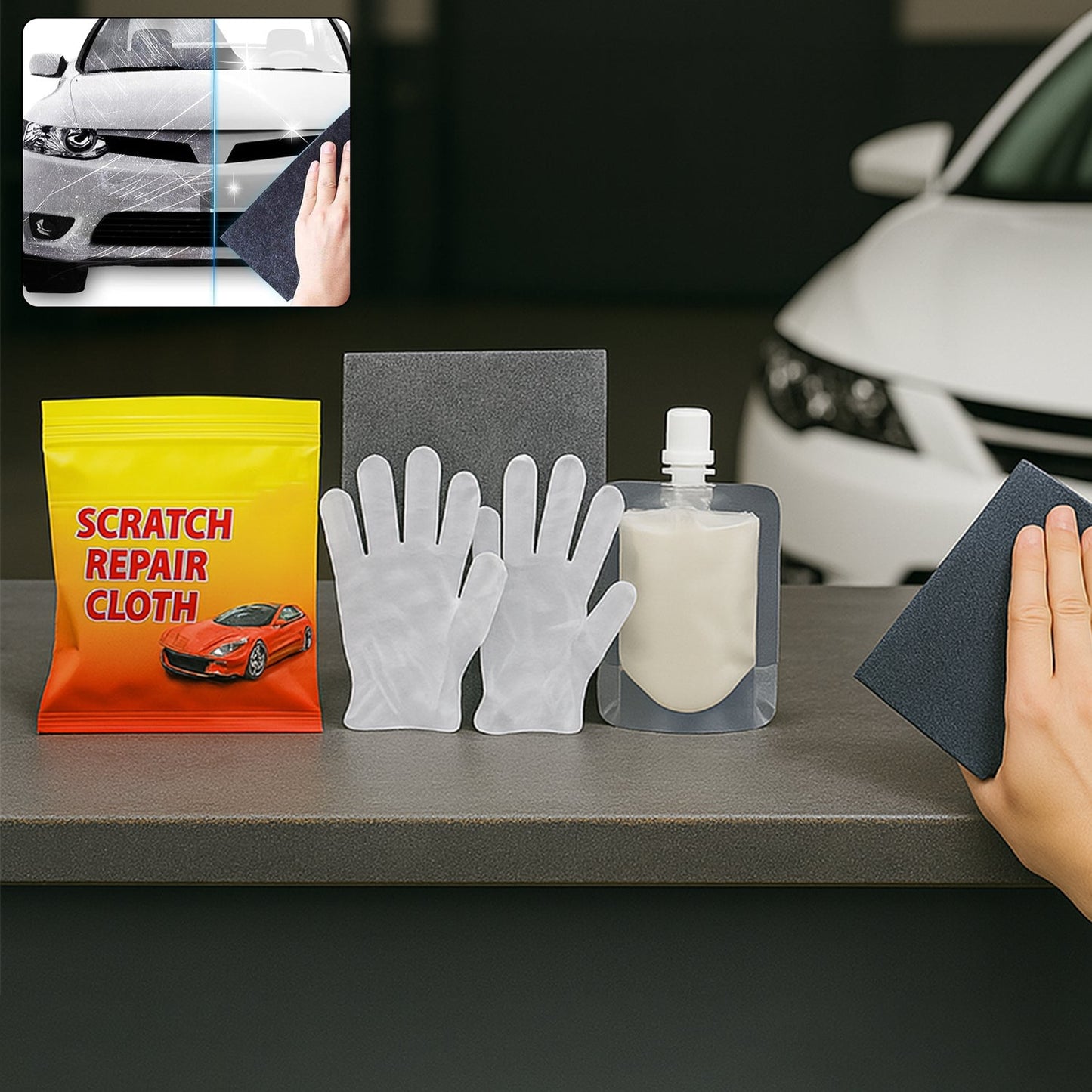 Nano Car Scratch Remover Cloth