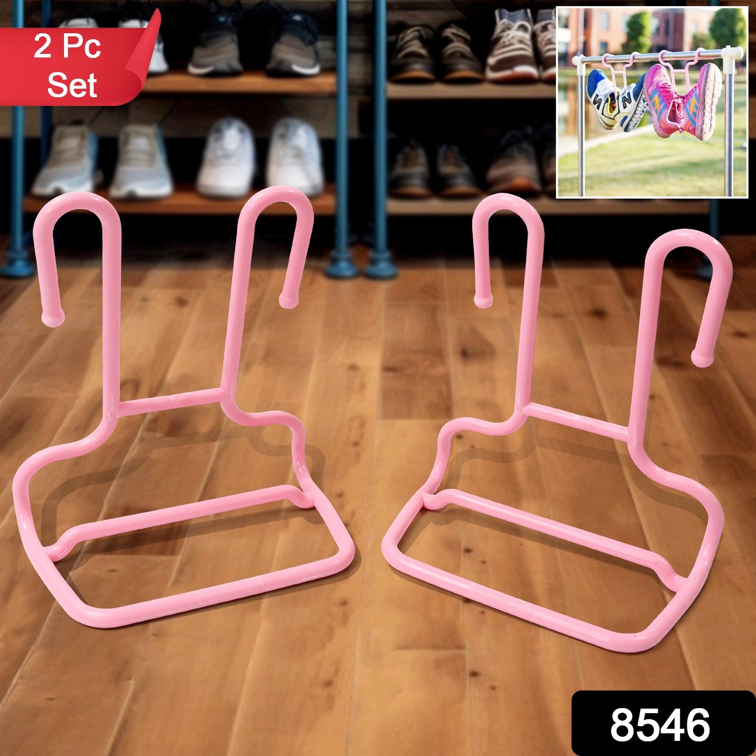 Space-Saving Hanging Shoe Rack