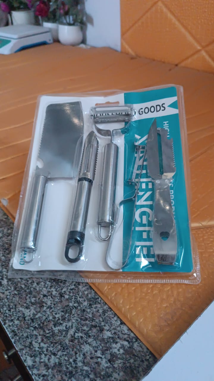 Multifunctional Steel Peeler Set