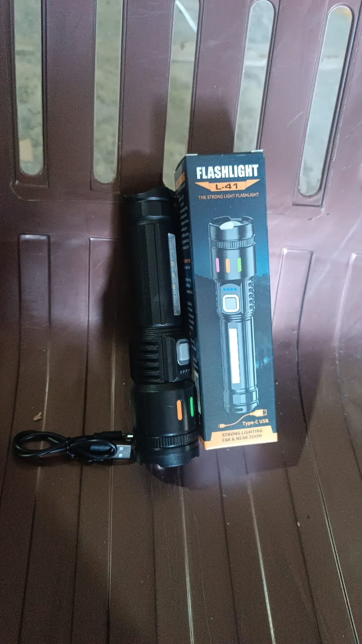 Led Torch High Lumens Fast Charging Flashlight
