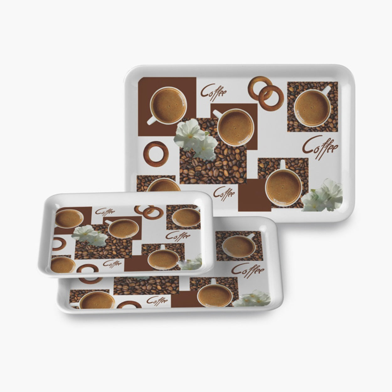 Melamine Serving Tray Set Of 3