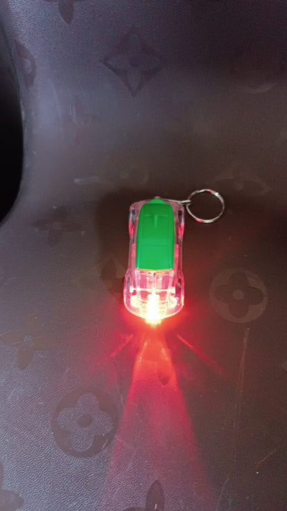 Mini Car LED Keychain