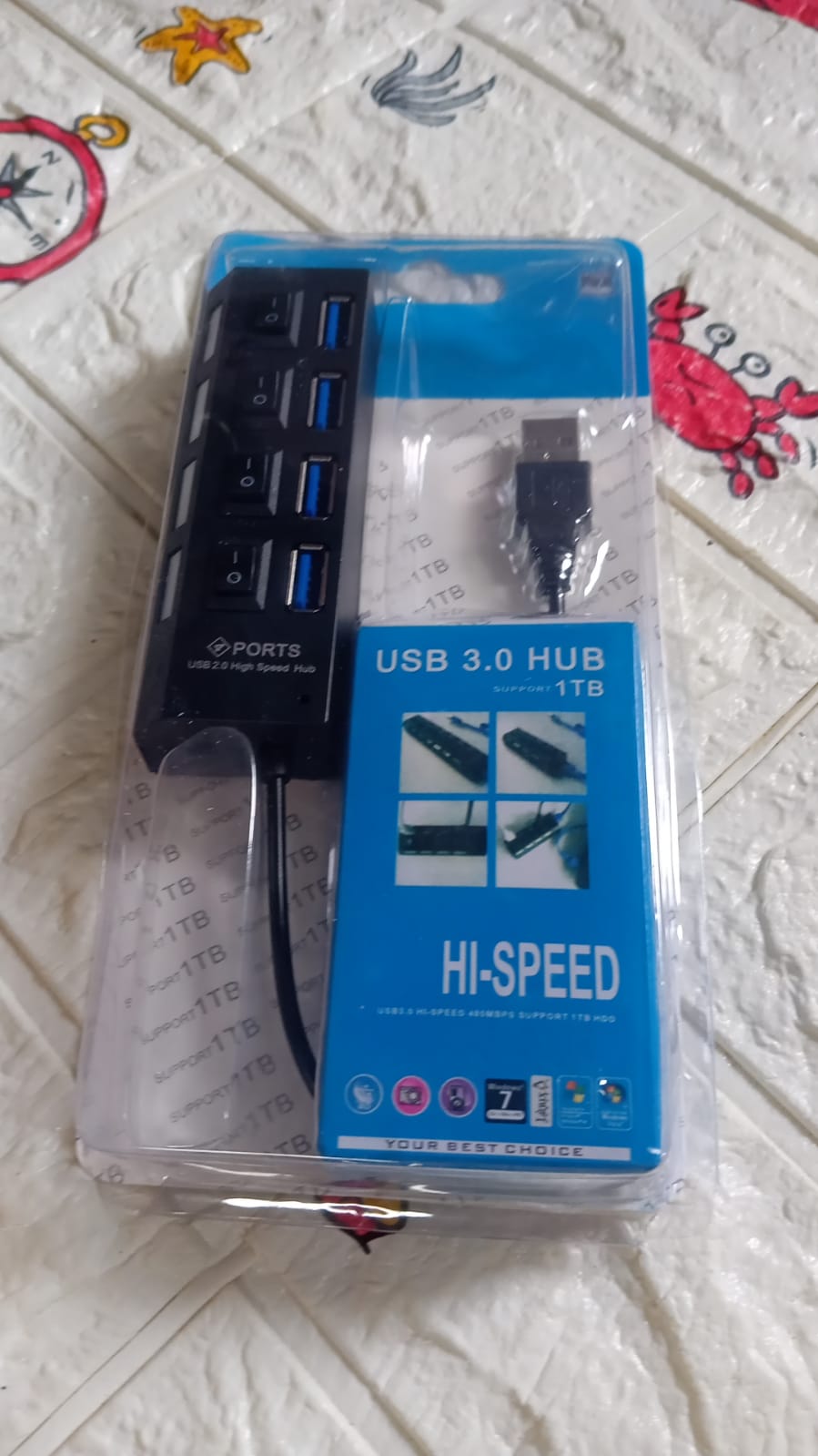 4-Port USB Hub