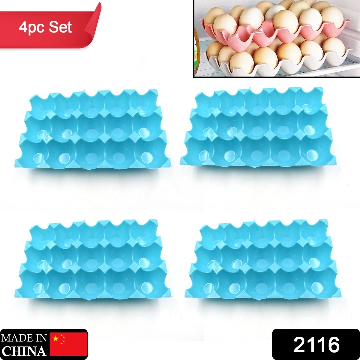 Reusable Plastic Egg Trays