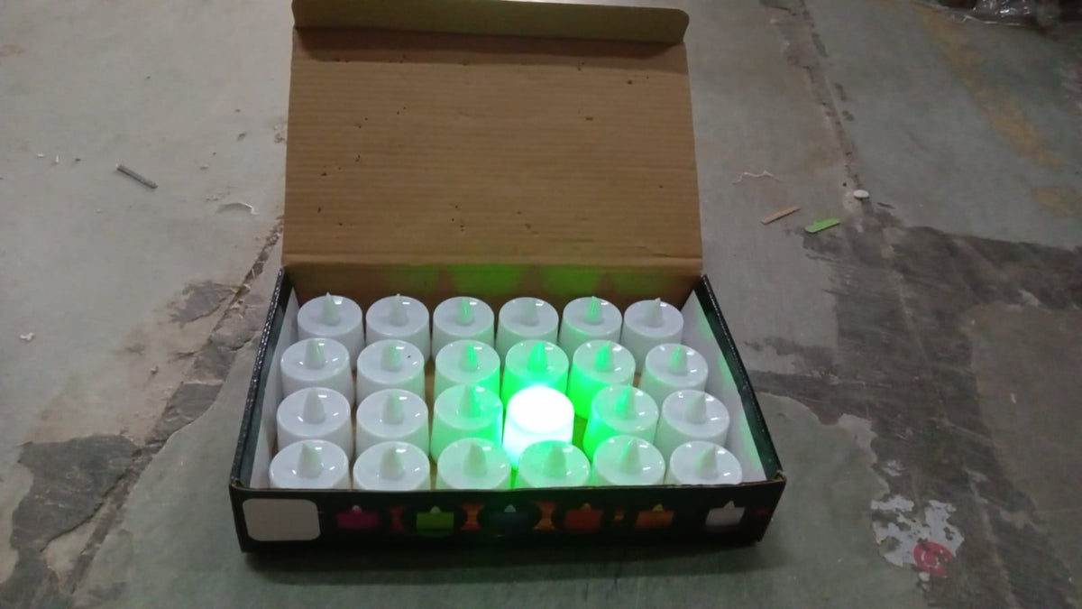 Green Flameless LED Tealights