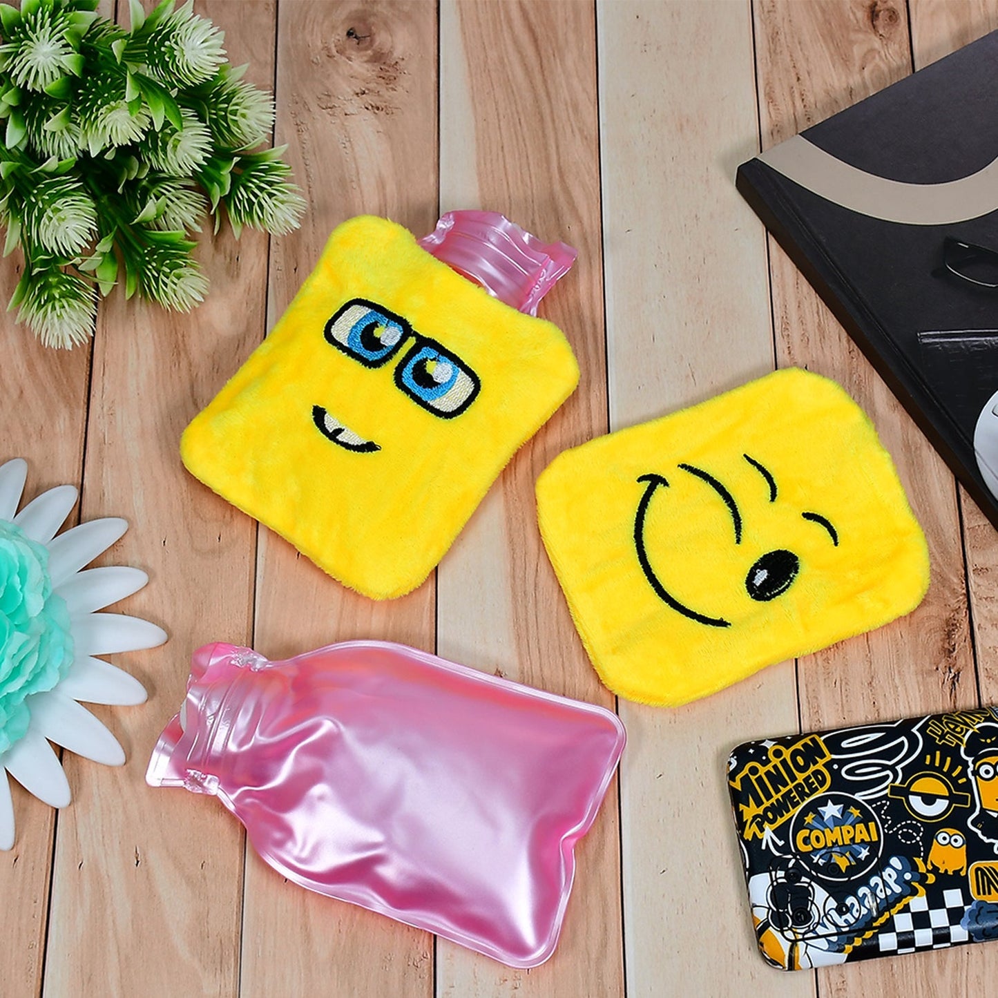 Mix Emoji Designs Small Hot Water Bag