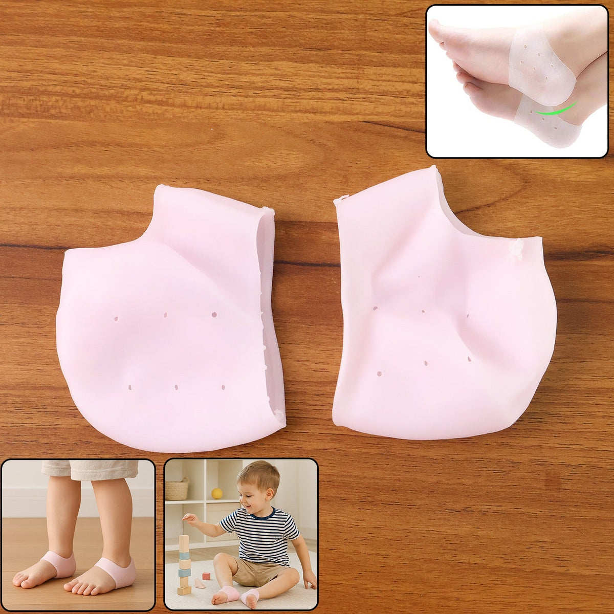 Kid Heel Cushion Pair