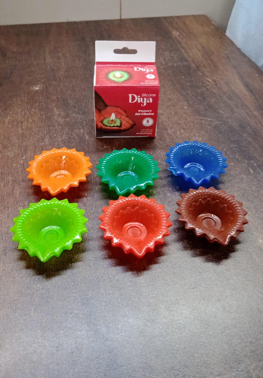 Unbreakable Silicone Diya Set