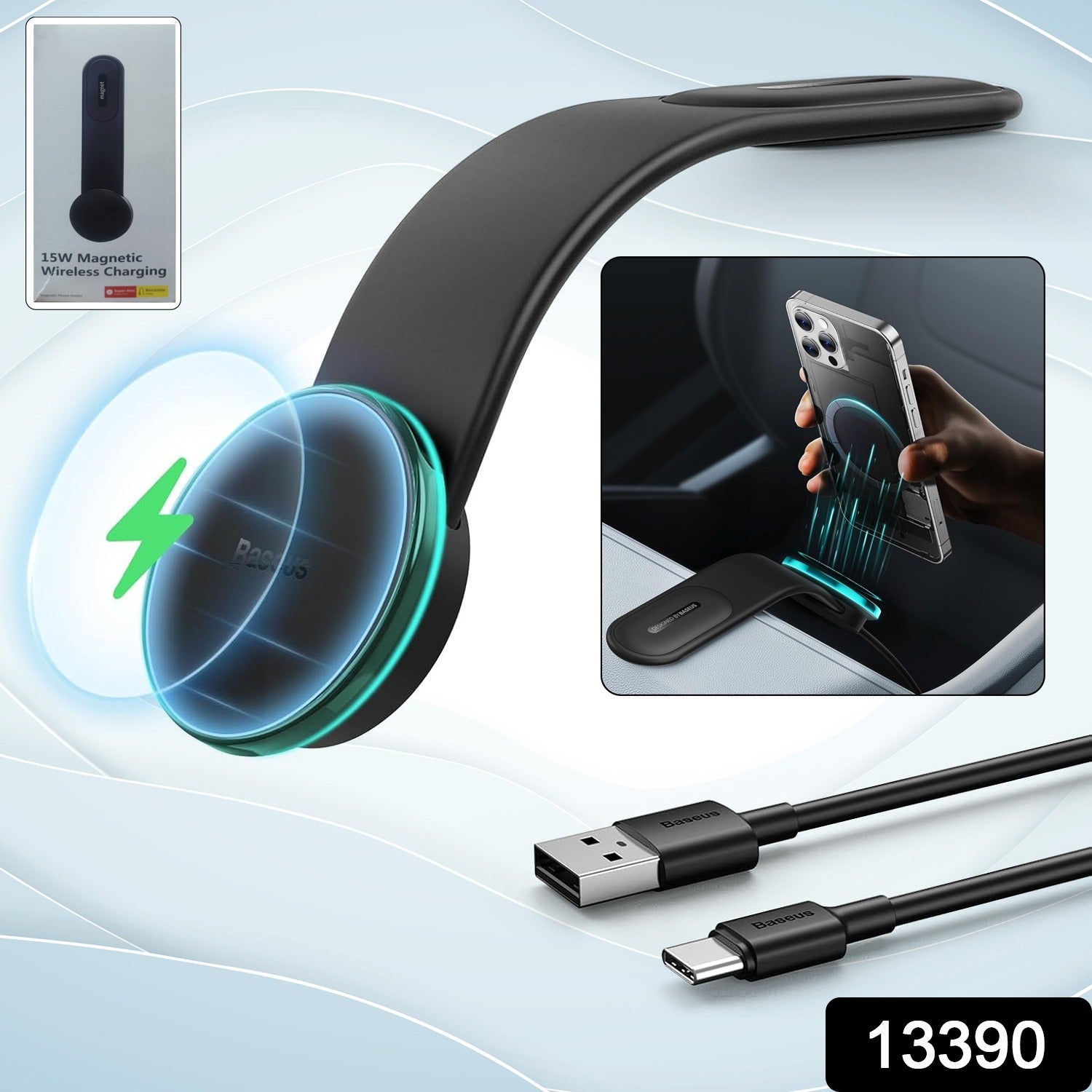 Magnetic Wireless Car Charger