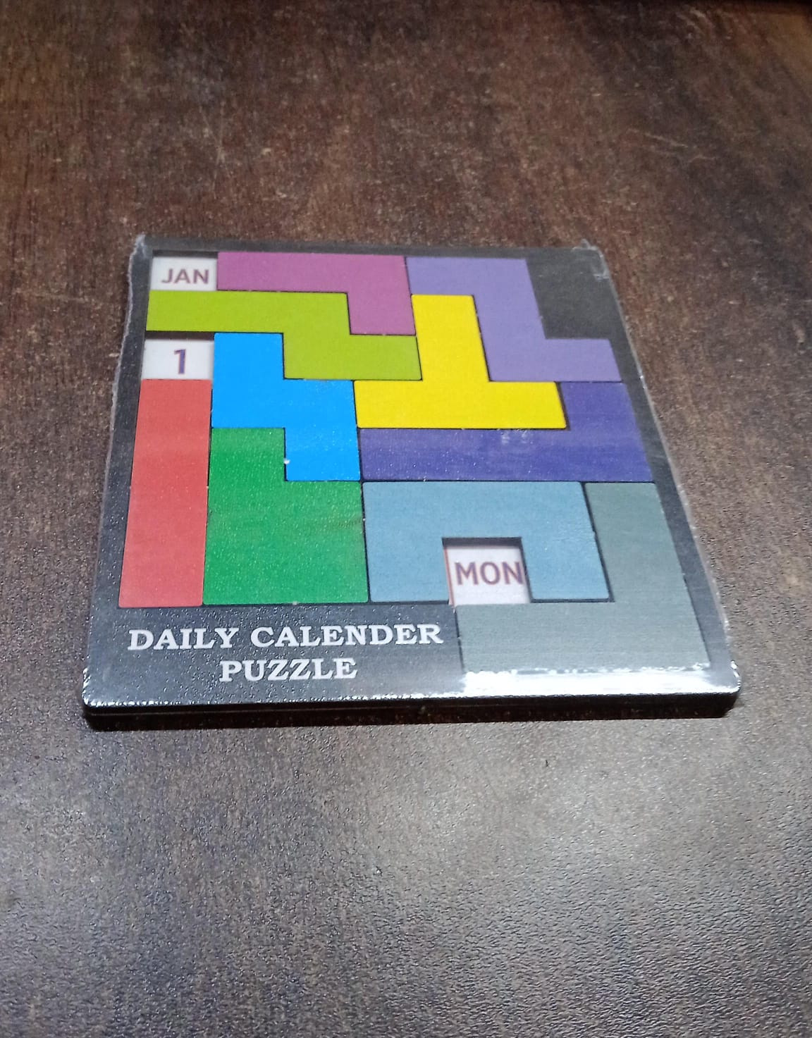 Wooden Daily Calendar Puzzle