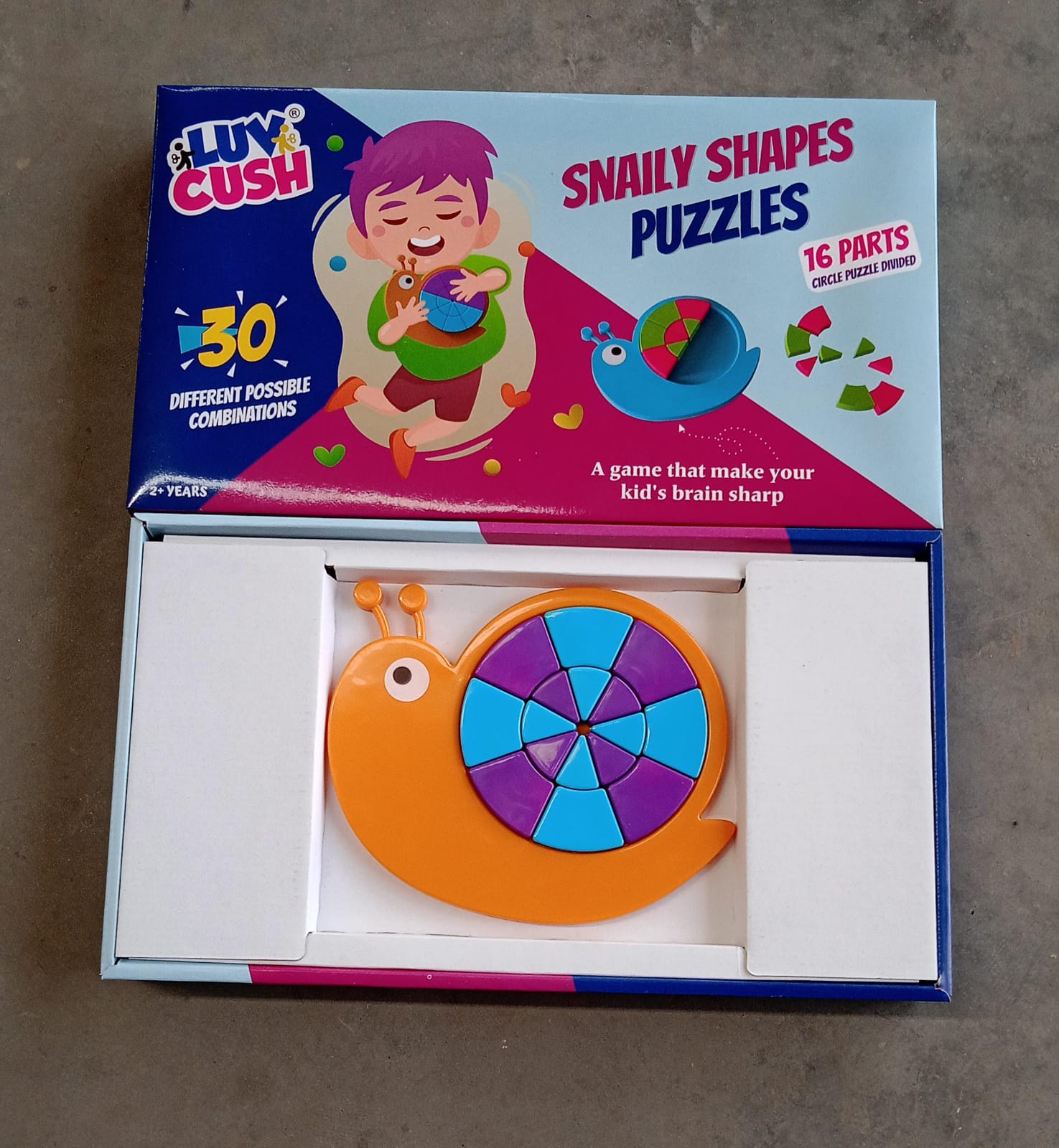 Snail Puzzle Kids Toy