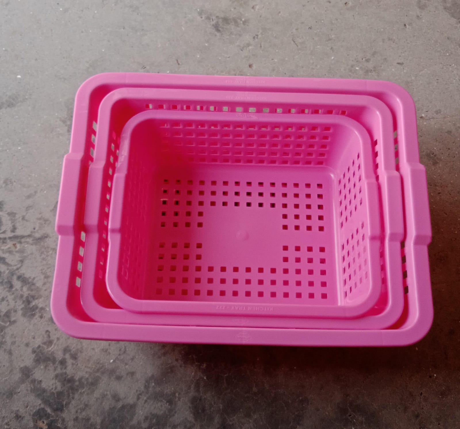 Plastic Cane Fruit Basket