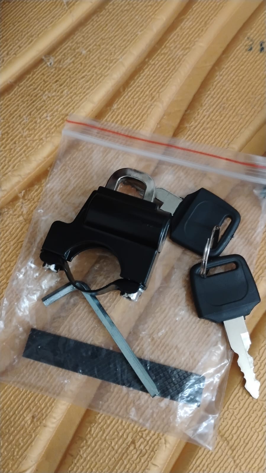 Helmet Lock For Motorcycle