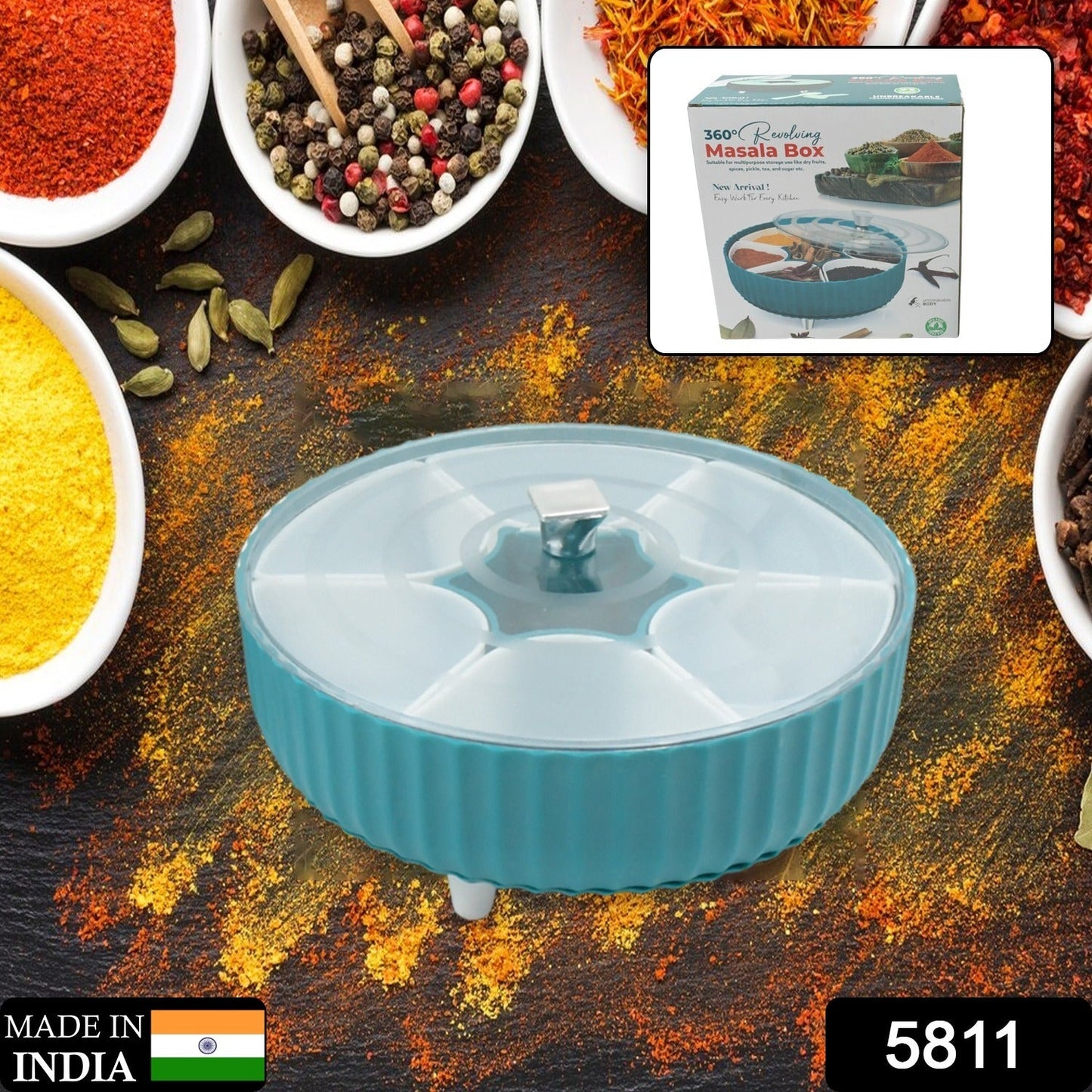 360 Revolving Spice Box