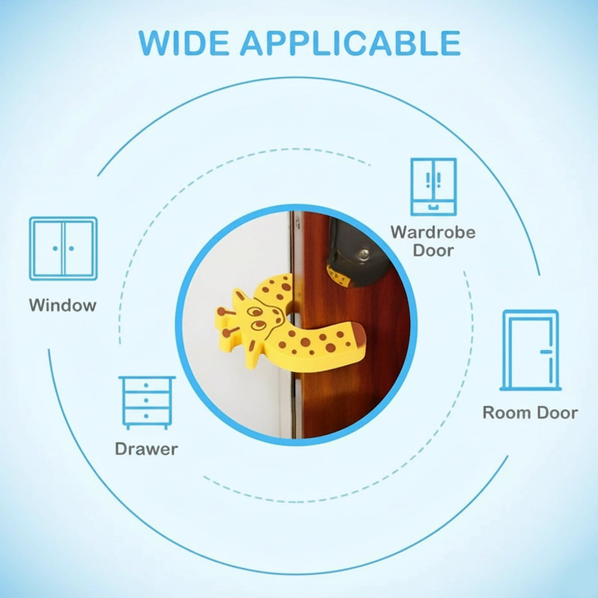 Universal Portable Door Stopper