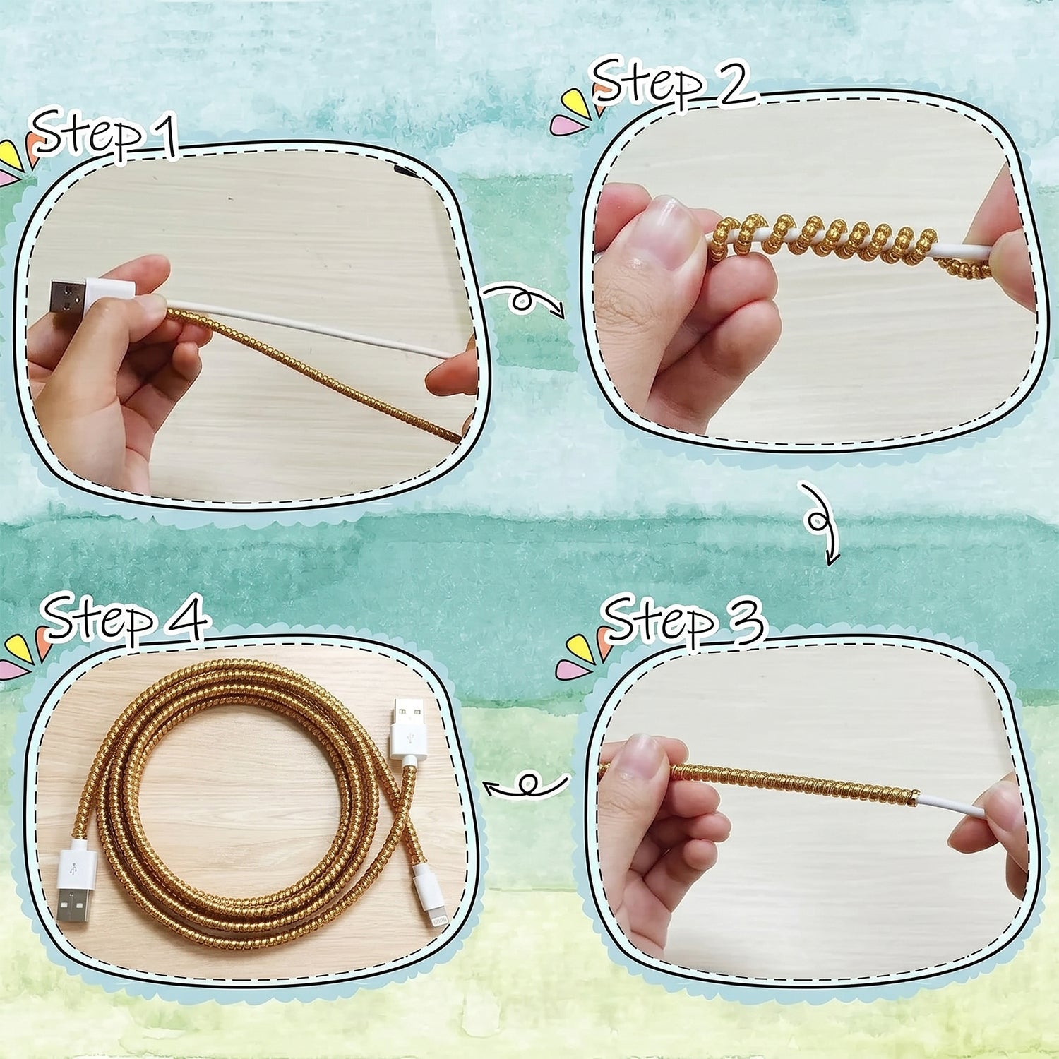 Spiral Cable Protector Sleeve