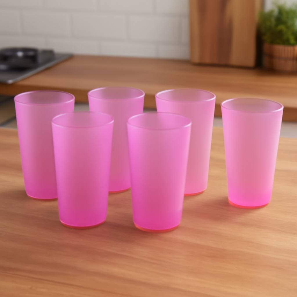 Unbreakable Plastic Drinkware Set