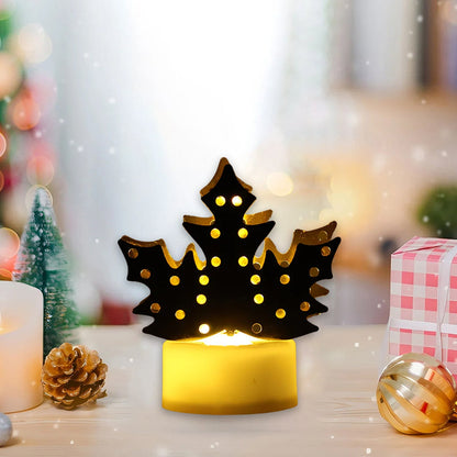 Gold Leaf LED Diya