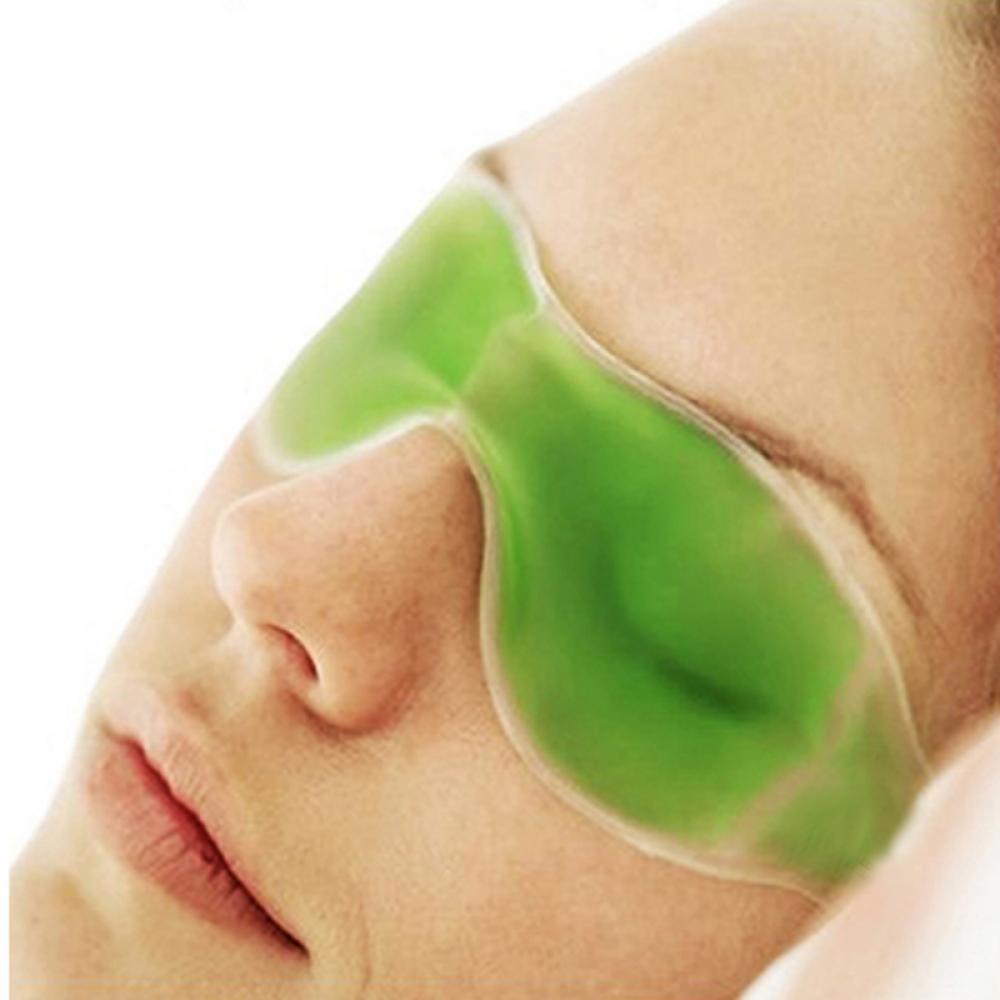 Cold Eye Mask With Stick-on Straps