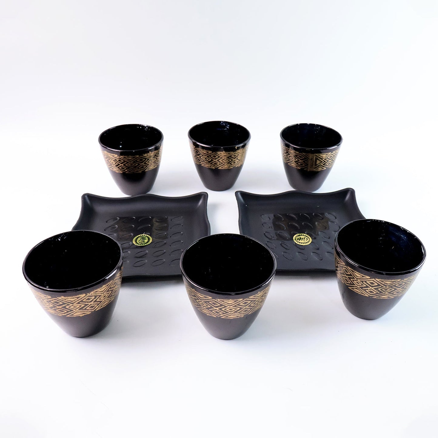 2 Bowl  6 Glass Snake Set