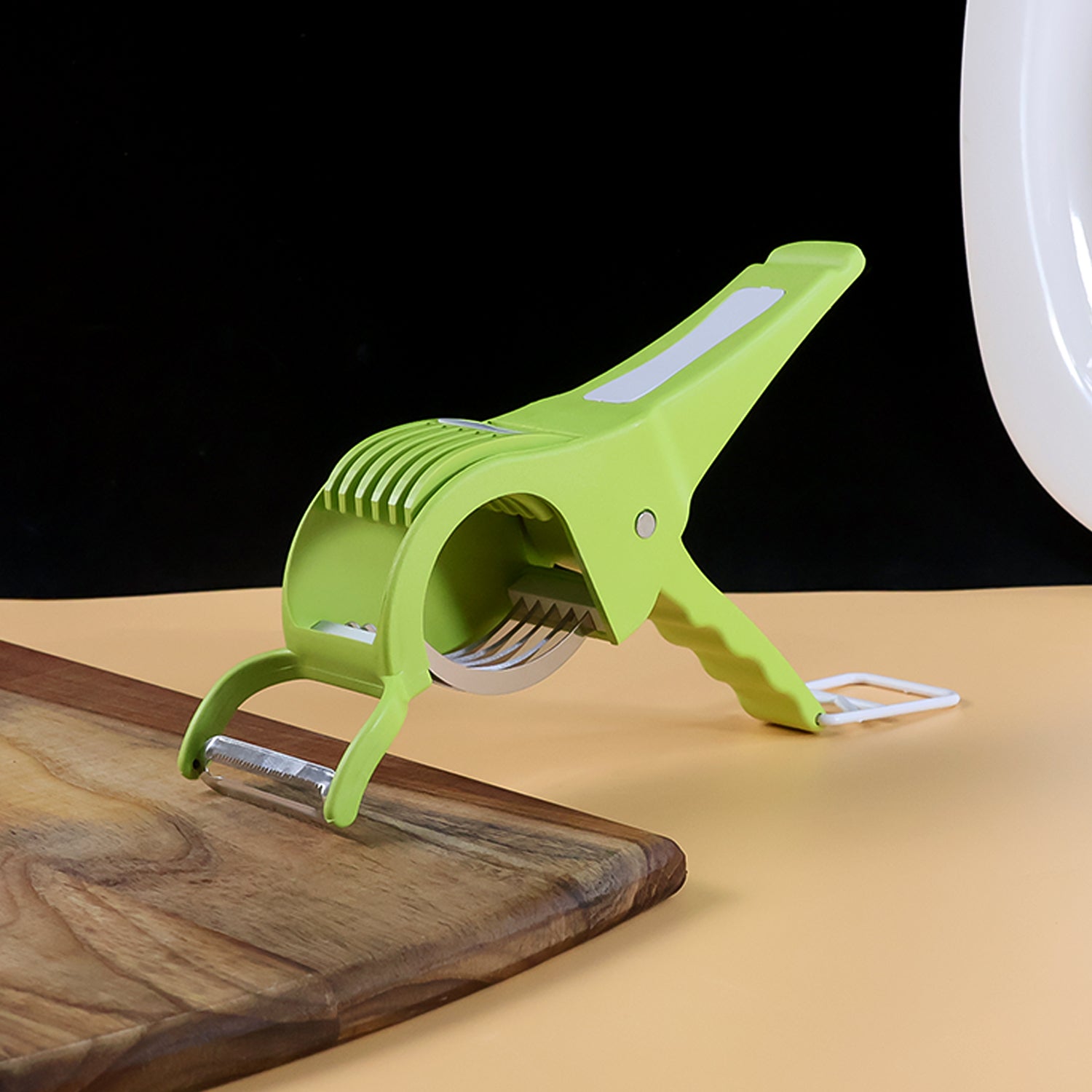 Vegetable Cutter with Peeler – Multicolour